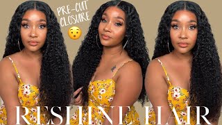 The Ultimate Beginner Friendly Wig*Must Have*Pre-Cut 4X4 Lace Closure Curly Wig | Ft. Reshine Hair