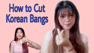How To Cut Korean Bangs At Home #Miss Huang Tv #Haircut Style