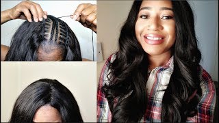 How To Sew In Without A Closure Or Leave Out? Save Money. Ft. Lumiere Hair