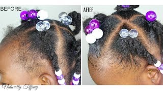 How To Preserve An Old Style W/ 1 Product! | Kids Natural Hair Care