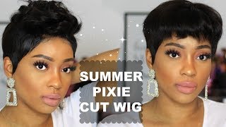 Versatile Pixie Wig For Summer|Sew A Closure Pixie Wig|2019