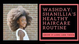Washday- Shanillia'S Healthy Haircare Routine 4B/4C Hair