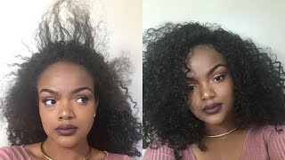 How To Blend Natural Hair With A Half Wig | Ft. Ala Wura Products