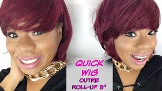 How To Make A Quickwig With Outre Velvet Brazilian Roll-Up Remi Hair