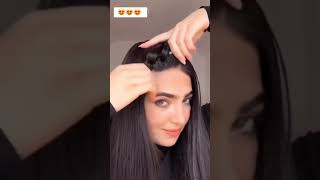 Easy Hairstyles|Hairstyles Hack | Queek Hairstyles|Hair Goals| 10 Sec Hairstyle #Fashion #Shorts