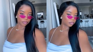 Easy Skin Melt Hd Lace Install Must Have 13*6 Straight Front Wig Ft Westkiss Hair