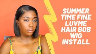 **Summertime Fine** | Installing Luvme Hair Deep Side Part Bob Frontal Wig