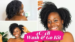 Best Wash & Go Kit On 4C/4B Natural Hair | Alodia Hair Care