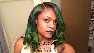 Start To Finish Green Bob Wig | Ft Cranberry Hair Company