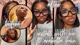 Install A Peekaboo Wig With Me !! Ft Arabella Hair || What Y’All Think ?