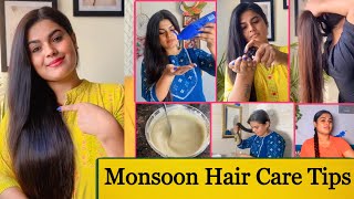 My Realistic Monsoon ☔️ Hair Care Routine || Diy Natural Hair Tips For Monsoon