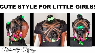 Easy Style For Little Girls | Kids Natural Hair Care