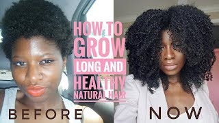 My Tips On Growing Long And Healthy Natural Hair- Kinky Hair