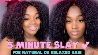 Easy Protective Style For Natural & Relaxed Hair |I Like Hair | Tatiaunna