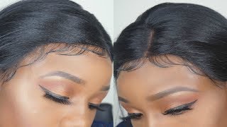 How To: Slay Baby Hairs On Synthetic Wig