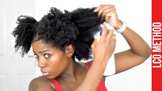 How To Moisturise Dry 4B/4C Natural Hair (The Lco Method)