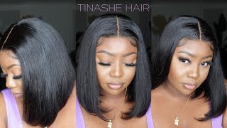 Affordable Summer Bob Wig |Easy Wig Instal | Tinashe Hair