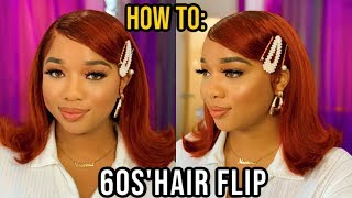 How To Style: Vintage 60S Hair Flip On A Wig