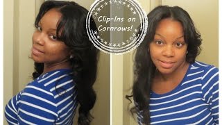 Transitioning Style: Clip-In Weave On Cornrows