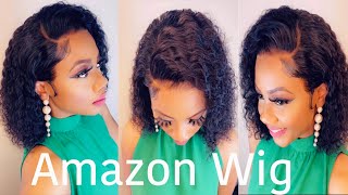 New Amazon Prime Wigs || Trying Out New Curly Bob Wigs For Black Woman || Ft Nikiss Hair