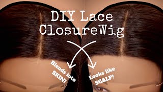 How To Diy Lace Closure Wig: Mayvenn Brazilian Straight Hair