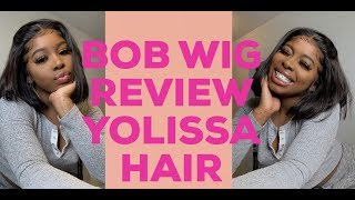 13*6 Bob Wig Transformation Review|Yolissa Hair
