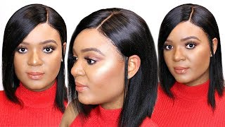 What Wig?!? How To Slay & Lay A Lace Front Short Bob Wig Ft Cexxy Hair - Omabelletv