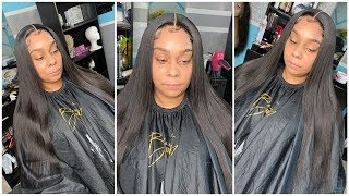 A Perfect Flat Closure Sewin ‍♀️Detailed✨|New Tech’S‍♀️My Brand❤️