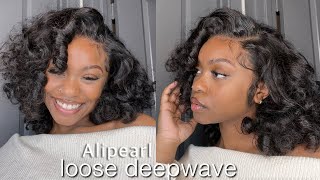 Affordable Loose Deep Wave Wig | Ali Pearl 2 Month Review And Install