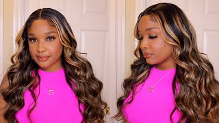Best Highlighted Wig For The Summer! Megalook Hair