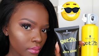 How I Lay Down My Lace Frontal Using Got 2 Be Glued /Southafrican Beauty Blogger