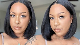 $34! | Bob Szn | Synthetic Yaki Bob For Everyday! | Outre Melted Hairline - Isabella