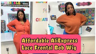 Affordable Aliexpress Lacefrontal Bob Wig: Install And Review!!!