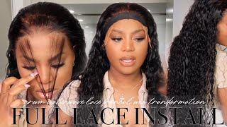 Flawless Waterwave Lace Frontal Melt Install! Perfect Vacation Wig! Ft. Yolissa Hair