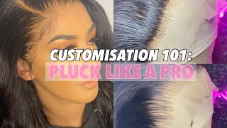 How To: Pluck Like You Lace Frontal