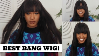 Best Bang Wig For Beginners! - My First Wig Unboxing And Styling