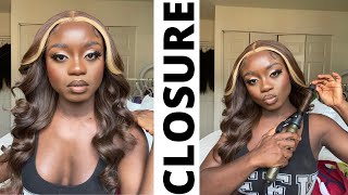 Lace Melt Detailed Step By Step | 5X5 Lace Closure Install, Soft & Natural | Beginner Friendly