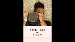Sunny Queen Hair 5X5 Closure (Aliexpress) Brazilian Body Wave