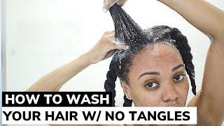 How To Properly Wash 4C Hair - No Matting, No Tangles