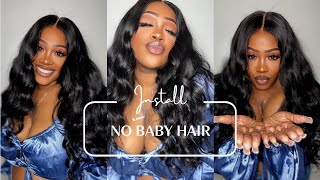 No Baby Hair Install W Beachy Waves | Mslynn Hair