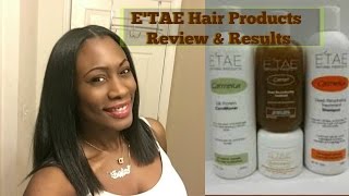 E'Tae Natural Hair Products-Review And Results
