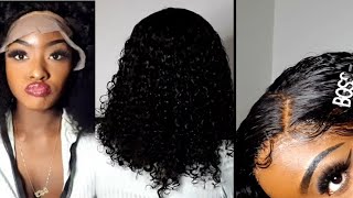 The Best Natural Kinky Curly Bob Wig !! | Ft Vshow Hair On Aliexpress