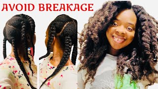 Do This To Prevent Natural Hair Breakage And To Retain More Length