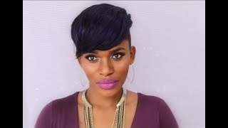 Instant Fab Fringe | No Sew-In No Leave Out | Custom Partial Wig For Shaved Sides! // Kim Naeema