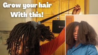 Best Hairstyle For Natural Hair Growth & Length Retention! Mini Twist No Added Hair!