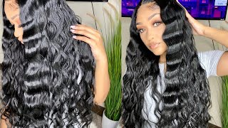 32 Inches With Crimpss |5X5 Hd Lace Closure Glueless Install| Easy For Beginners| Julia Hair