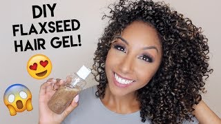 Diy Flaxseed Hair Gel! Does It Really Work?? | Biancareneetoday