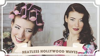 Heatless Old Hollywood 1950S Waves // How To Curl Your Hair