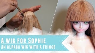 Making A Bjd Alpaca Wig With A Fringe