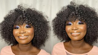 Afro Wig With Bangs: How To